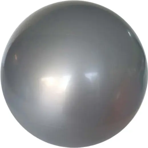 50cm Solid Colour Beach Ball Silver